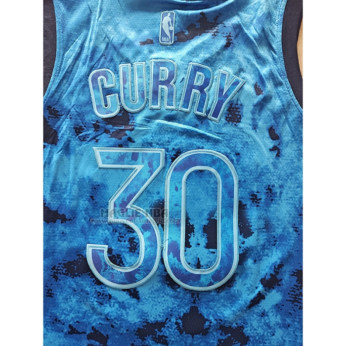 Maglia
 Stephen Curry NO 30 Golden State Warriors Select Series 2023 Blu
